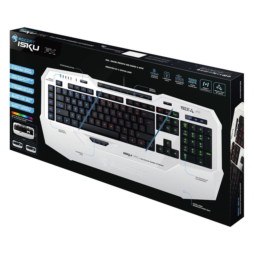 Tastiera Isku Fx Gaming Layout Italiano colore Bianco  - Foto 7