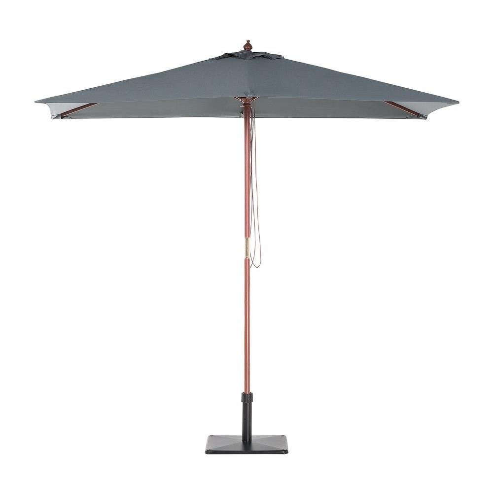 Ombrellone Da Giardino Grigio Antracite 144 X 195 Cm Flamenco - Foto 1