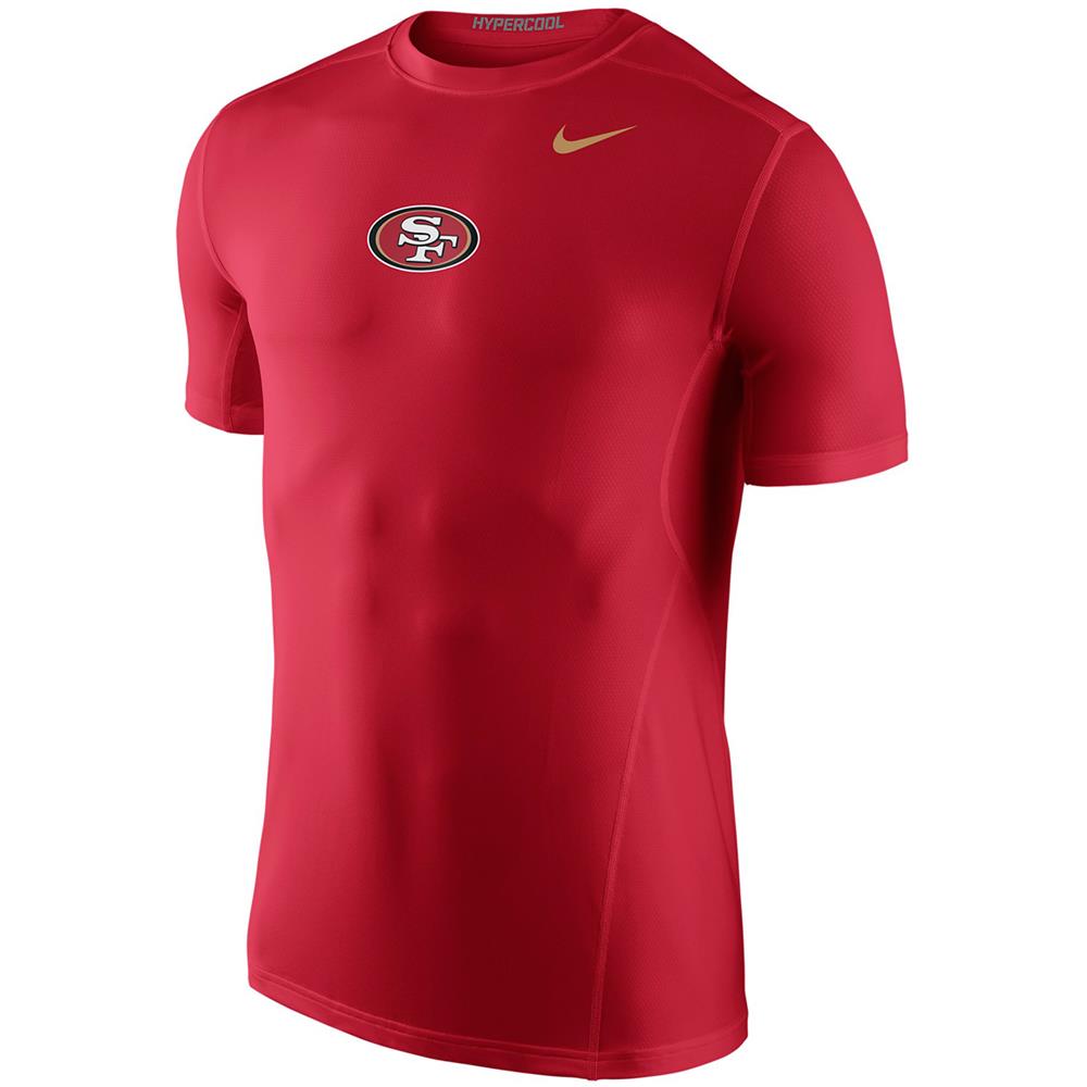 NIKE - Hypercool Fitted Maglia Compressione Uomo Manica Lunga Nfl 49ers -  Medium - ePRICE
