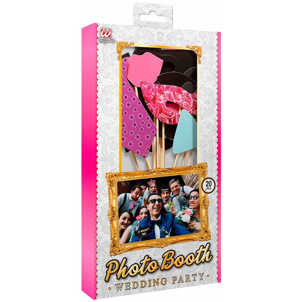 Kit Photobooth 20 Accessori Matrimonio - Foto 2