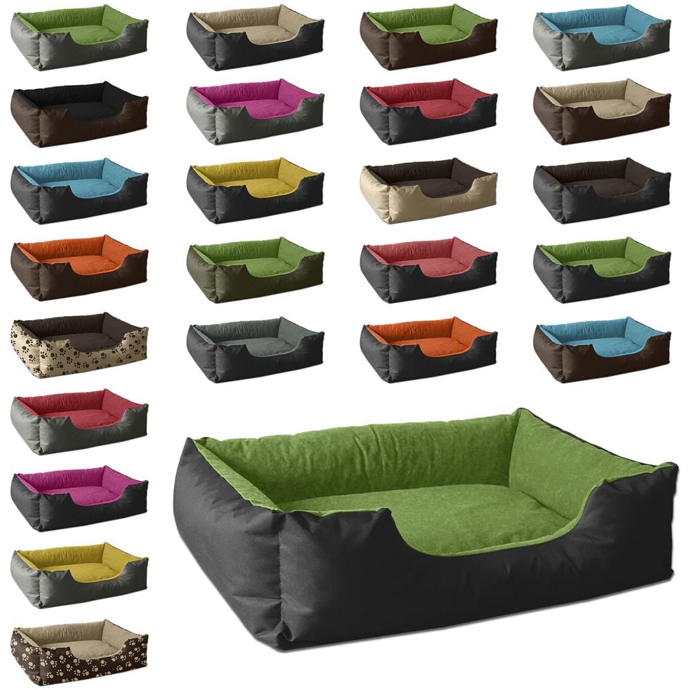 Lupi Letto Per Cane / gatto Cuccia Cuscino Per Cane, Divano Per Cane, Cestino Per Cane, Nero / verde Xl - Foto 2