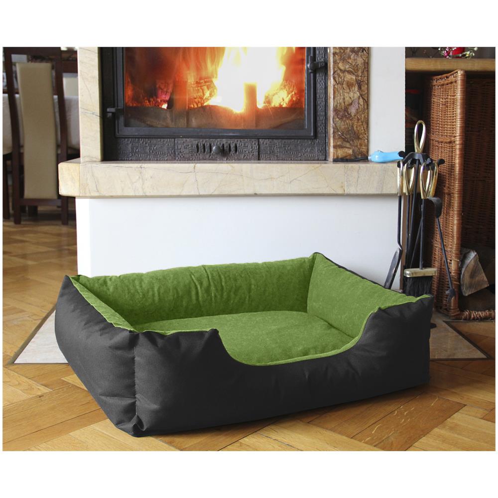 Lupi Letto Per Cane / gatto Cuccia Cuscino Per Cane, Divano Per Cane, Cestino Per Cane, Nero / verde Xl - Foto 3