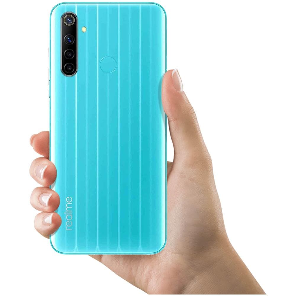 Copribatteria / Facciata Posteriore Azzurro Realme 6i Compatibile - Foto 5