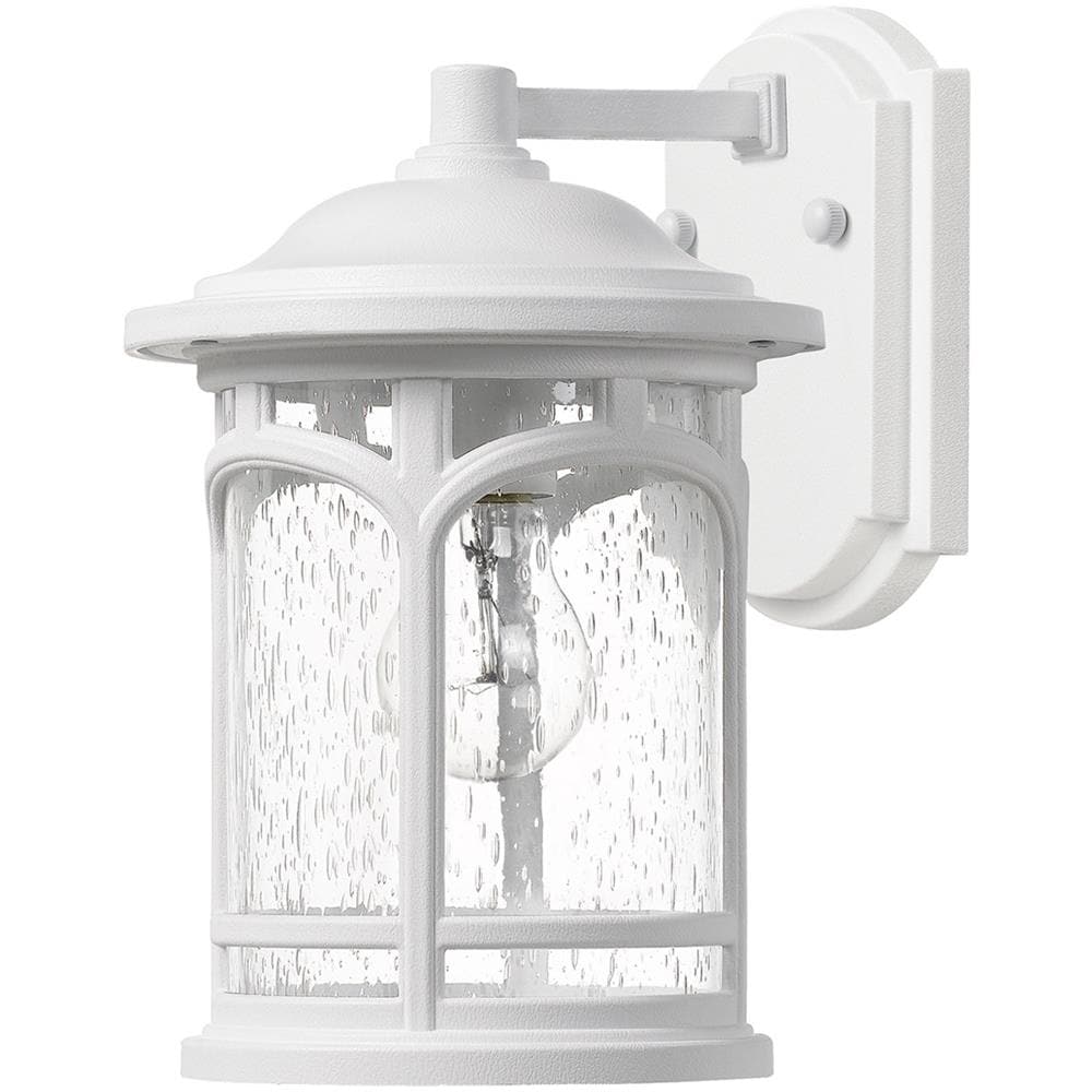 Lanterna Da Parete Media Da Esterno 1 Luce, Bianca, Ip44, E27 - Foto 1