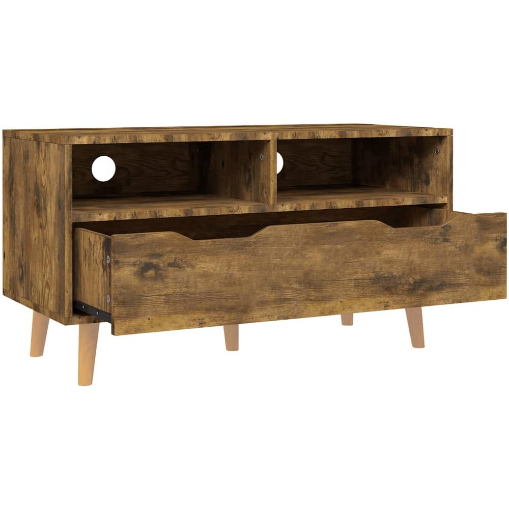 Mobile Porta TV Rovere Fumo 90x40x48,5 cm Legno Multistrato - Foto 7