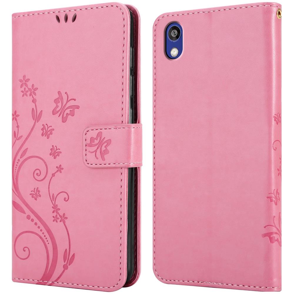Custodia Compatibile Con Honor 8s / Huawei Y5 2019 In Rosa Fiore - Coperchio Protettivo In Design Floreale Con Chiusura Magnetica, Funzione Stand E Slot Per Carte - Foto 8