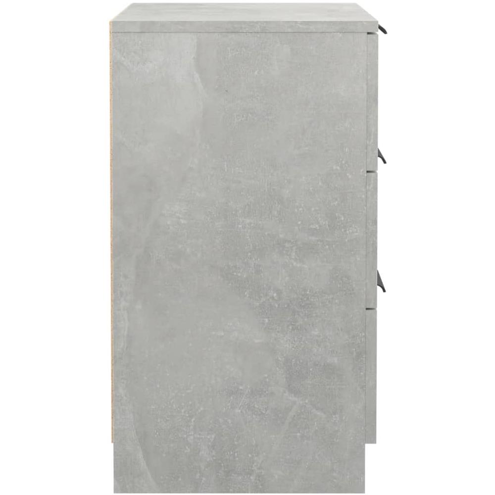 Comodini 2 Pz Grigio Cemento 40x36x65 Cm - Foto 7