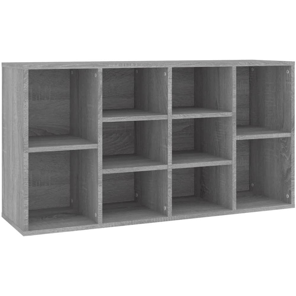 Scarpiera Grigio Sonoma 103x30x54,5 Cm In Legno Multistrato - Foto 2