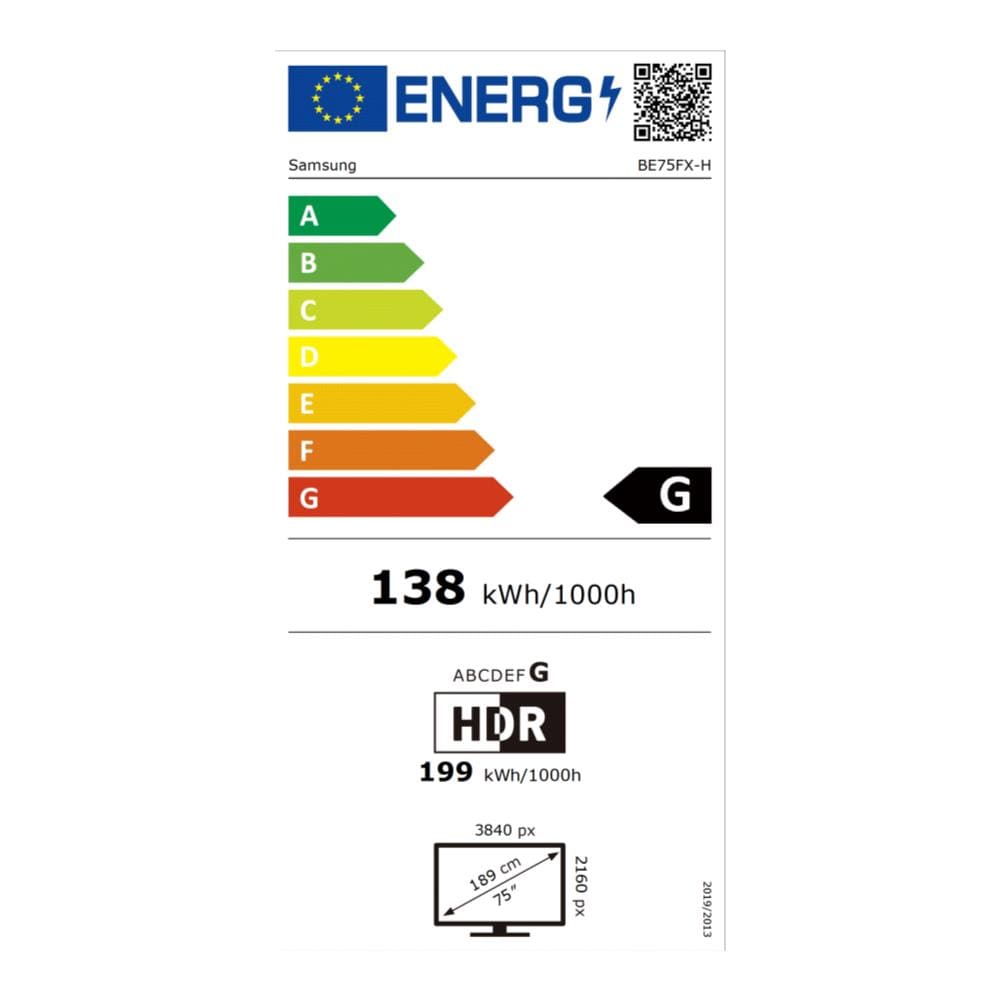 Segnaletica Digitale Display 75" LED BE75FX-H 4K Ultra HD 16/7 - Foto 3