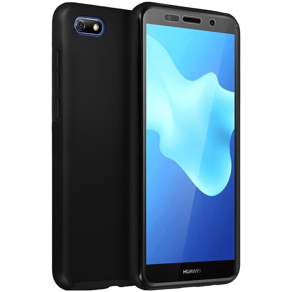Cover Integrale Huawei Y5 2018 / Honor 7s Fronte + Retro Nera - Foto 2