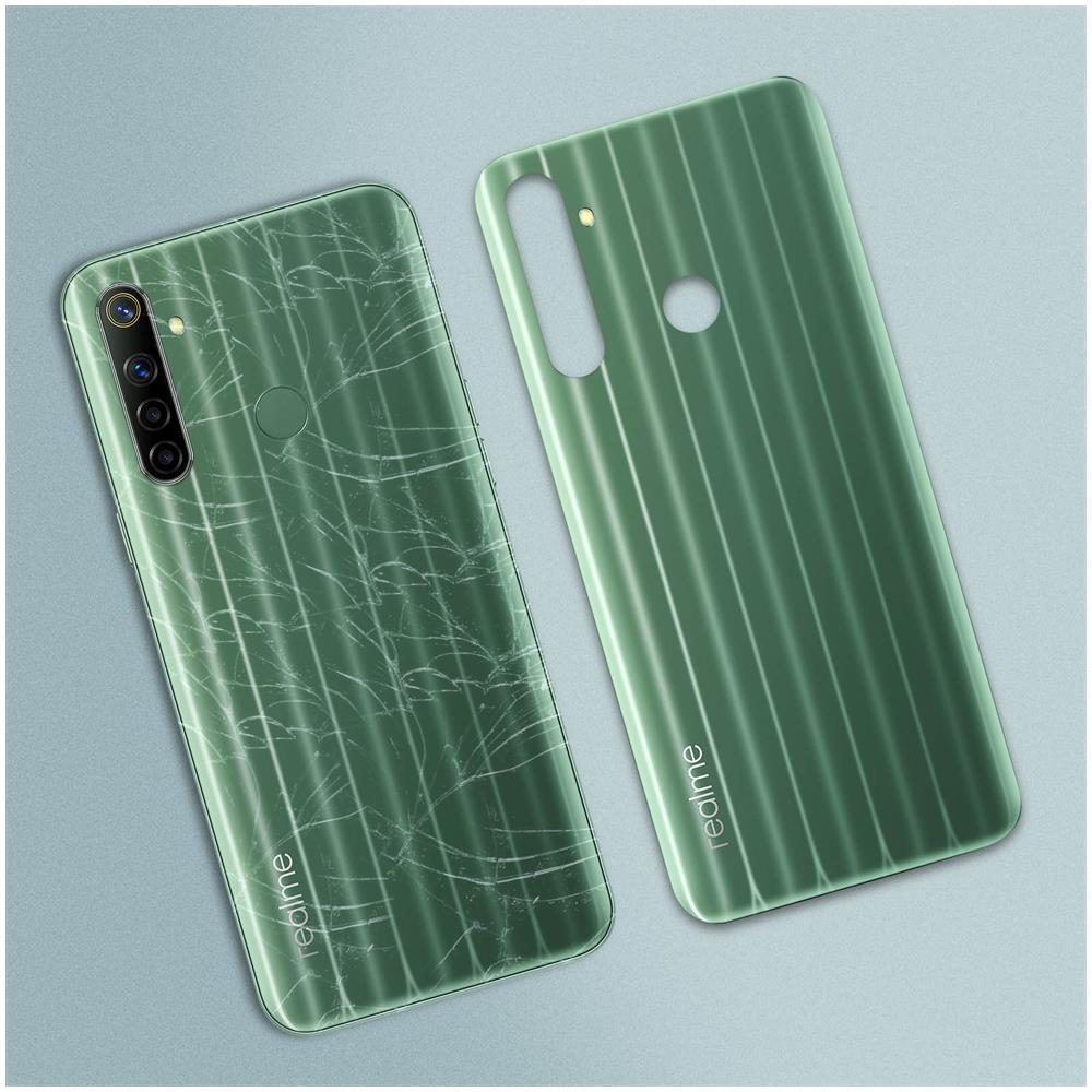 Copribatteria / Facciata Posteriore Verde Realme 6i Compatibile - Foto 5