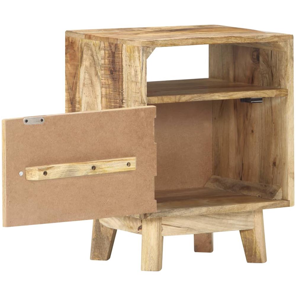Comodino 40x30x50 Cm In Legno Di Mango Grezzo - Foto 2