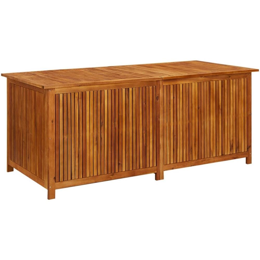 Baule Da Giardino 175x80x75 Cm In Legno Massello Di Acacia - Foto 1