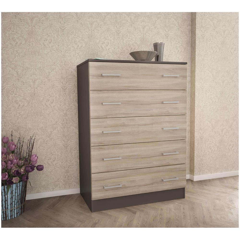 Jarl - Cassettiera Con 5 Cassetti - Foto 4