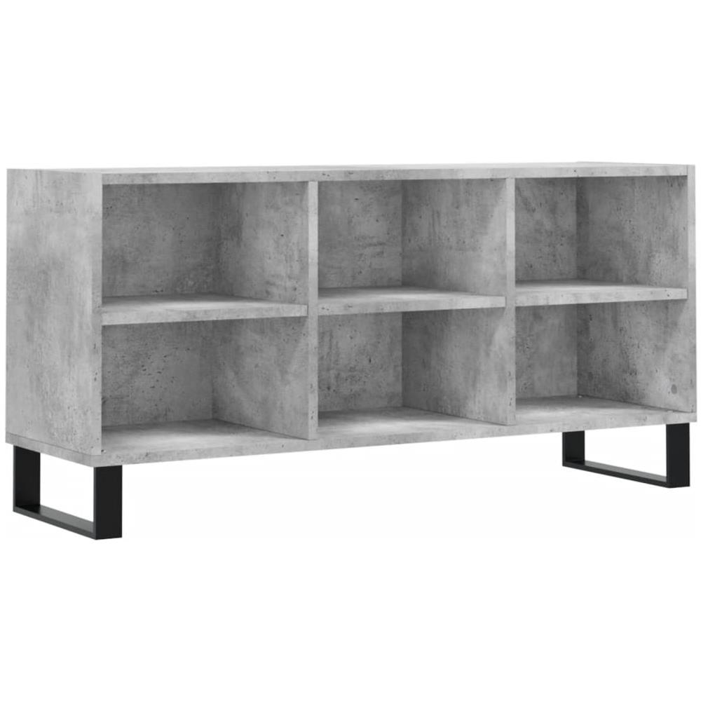 Mobile Per Tv Grigio Cemento 103,5x30x50 Cm Legno Multistrato - Foto 2