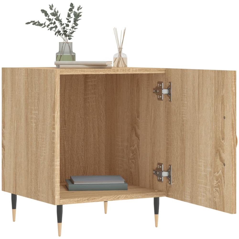 Comodini 2 Pz Rovere Sonoma 40x40x50 Cm In Legno Multistrato - Foto 3