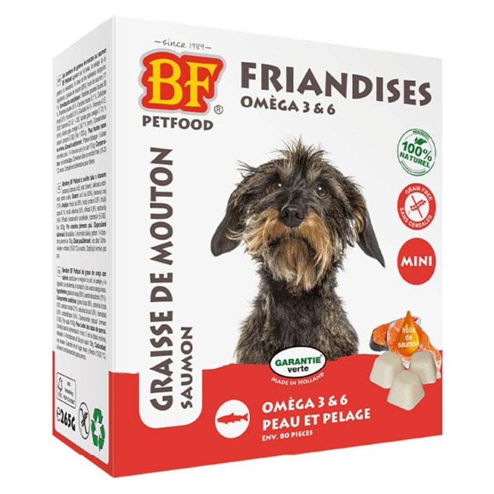 Caramelle Per Pelle E Pelo Di Cane 80 Pezzi Omega 3 E 6 Snack Grasso Di Pecora Salmone - Foto 1