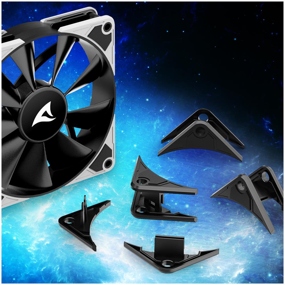 SilentStorm BW120 PWM Case per computer Ventilatore 12 cm Bacca 1 pz - Foto 12