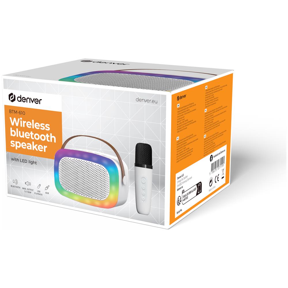 BTM-610 altoparlante portatile e per feste Bianco 10 W - Foto 6