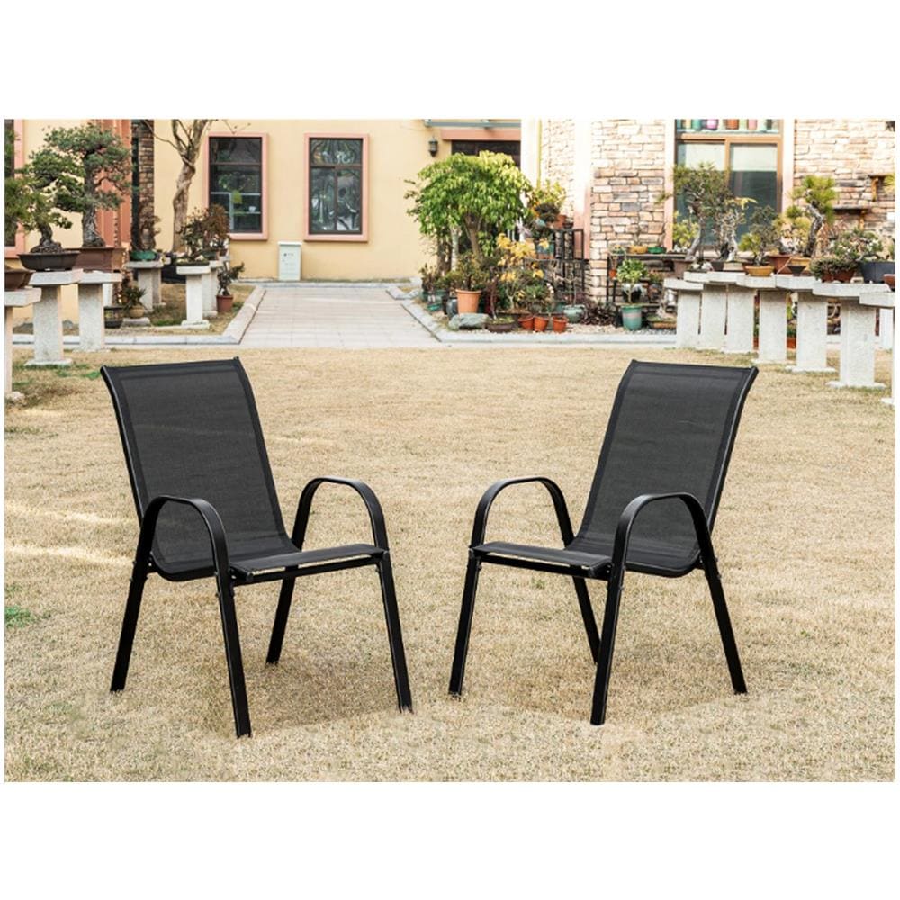 Tavolo semicircolare ISLAND + 2 sedie SOFIA nere - Foto 10