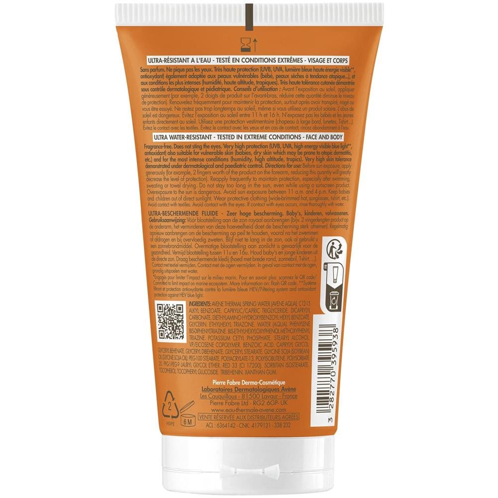 Eau Thermale Avene Solare Intense Protect SPF 50+ 150 ml Nuovo Pack - Foto 2