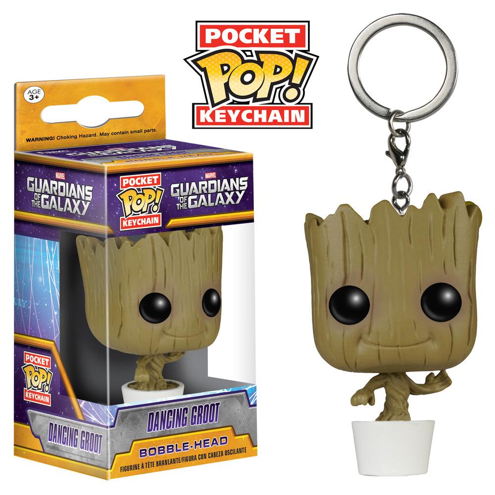 Pocket Pop! - Guardians Of The Galaxy - Dancing Groot (Portachiavi)  - Foto 1