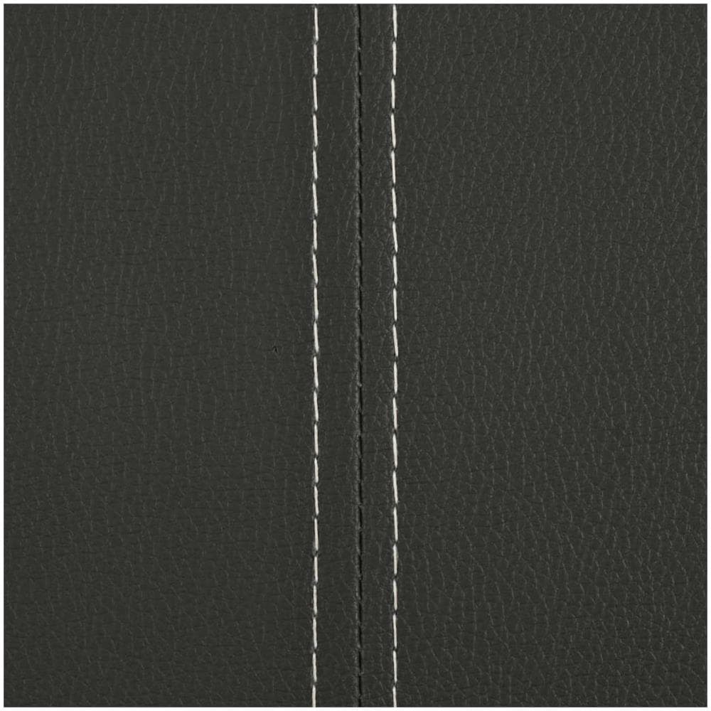 Sedie Da Pranzo 4 Pz Similpelle 43x55x100 Cm Grigio - Foto 2