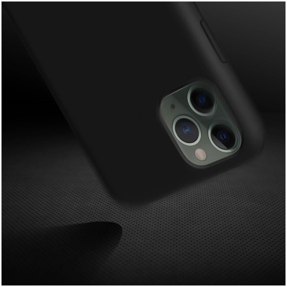 Cover Silicone Iphone 11 Pro Max Semi-rigida Opaca Finitura Soft Touch Nero - Foto 2