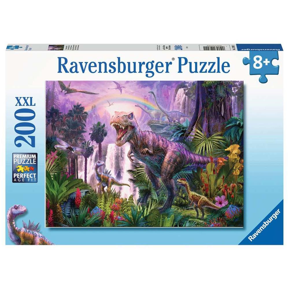 Puzzle XXL Paese dei dinosauri 200 pz 49 x 36 cm 12892 - Foto 1