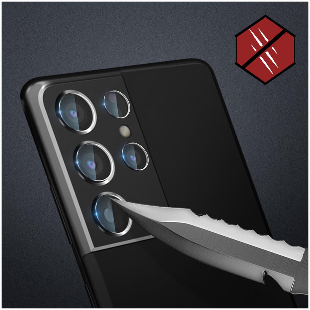 Confezione Da 4 Pellicole Fotocamera Samsung Galaxy S21 Ultra Flexibleglass - Foto 5