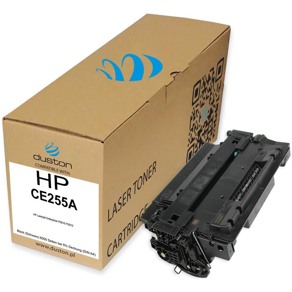 TONER - 5x Ce255a, 55a Negro Compatible Con Hp Laserjet Enterprise P3010 P3015 - Foto 2