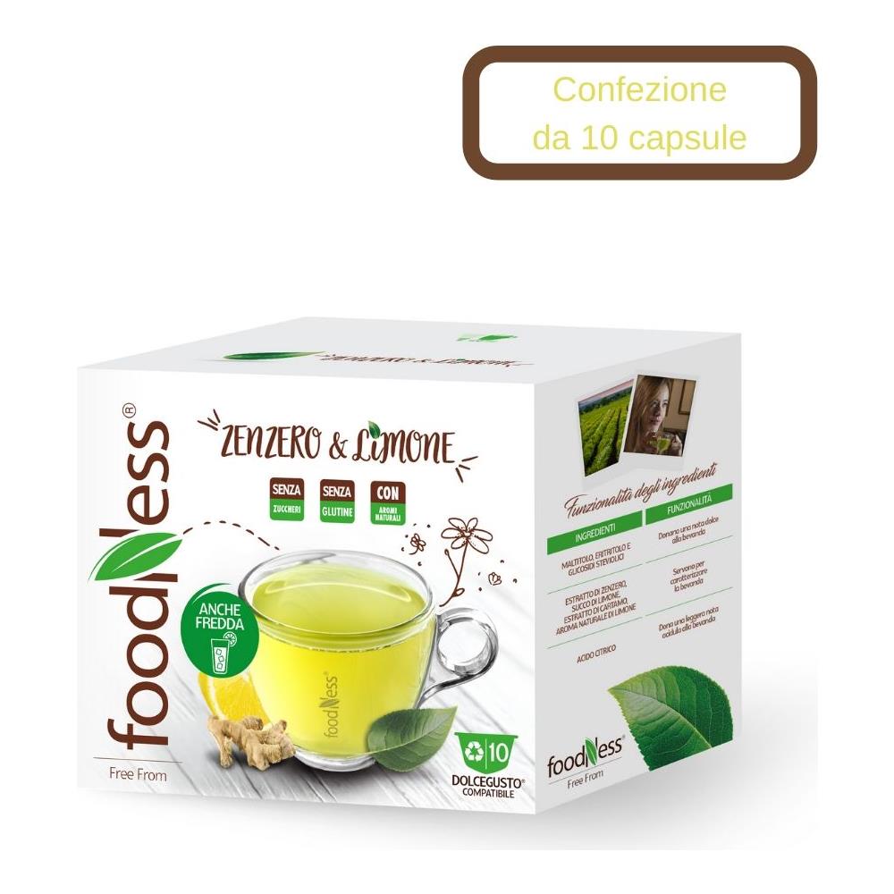 Foodness Tisana Zenzero E Limone Compatibile Nescafe' Dolce Gusto 10 Capsule - Foto 1