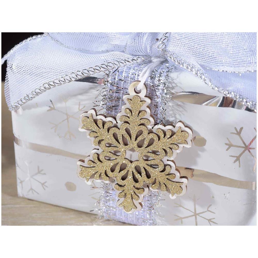 Set 48 Decorazioni Natalizie Da Appendere In Legno Per Albero Di Natale Addobbi Natalizi In Legno Idea Regalo - Foto 2