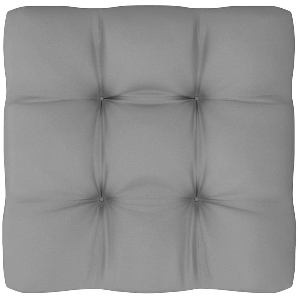 Set Salotto Giardino 7 pz Cuscini Antracite Legno Massello Pino - Foto 10