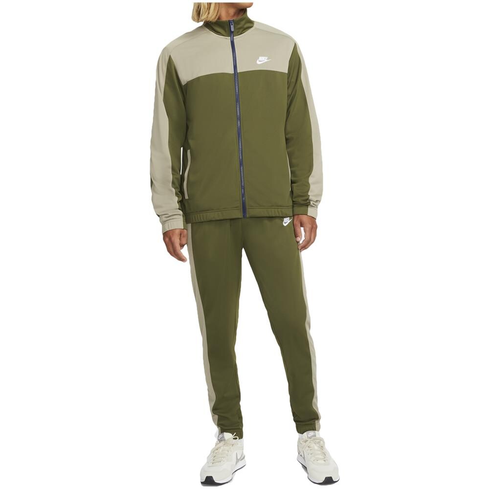Tuta Da Uomo Sport Essentials Poly-knit Verde Taglia M Cod Dm6843-326 - Foto 1