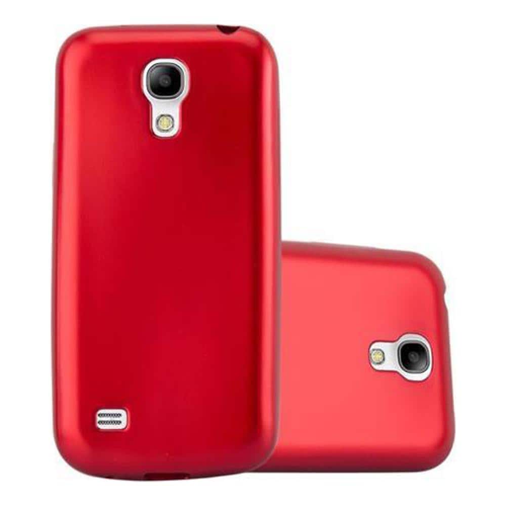Custodia Compatibile Con Samsung Galaxy S4 Mini In Rosso Metallico - Coperchio Protettivo In Silicone Tpu Flessibile - Foto 1