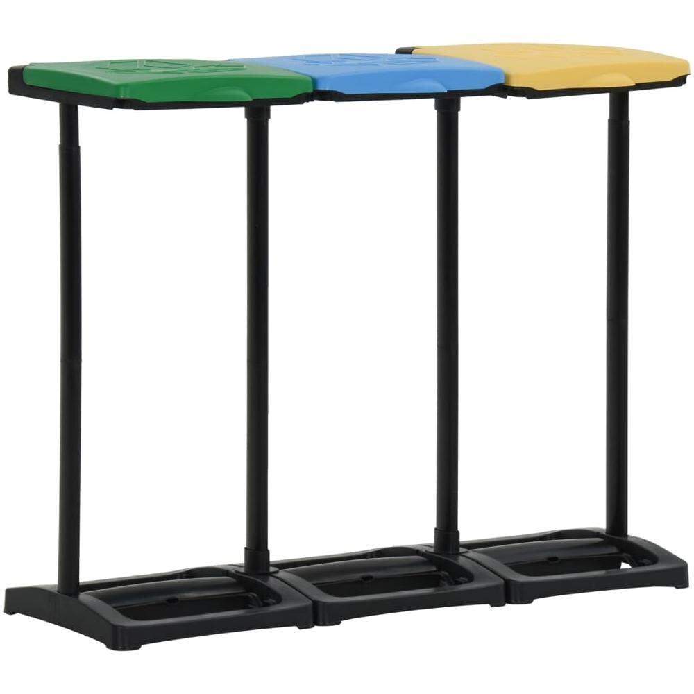 Supporti Sacchi Rifiuti Con Coperchio 240-330 L Multicolori Pp - Foto 1