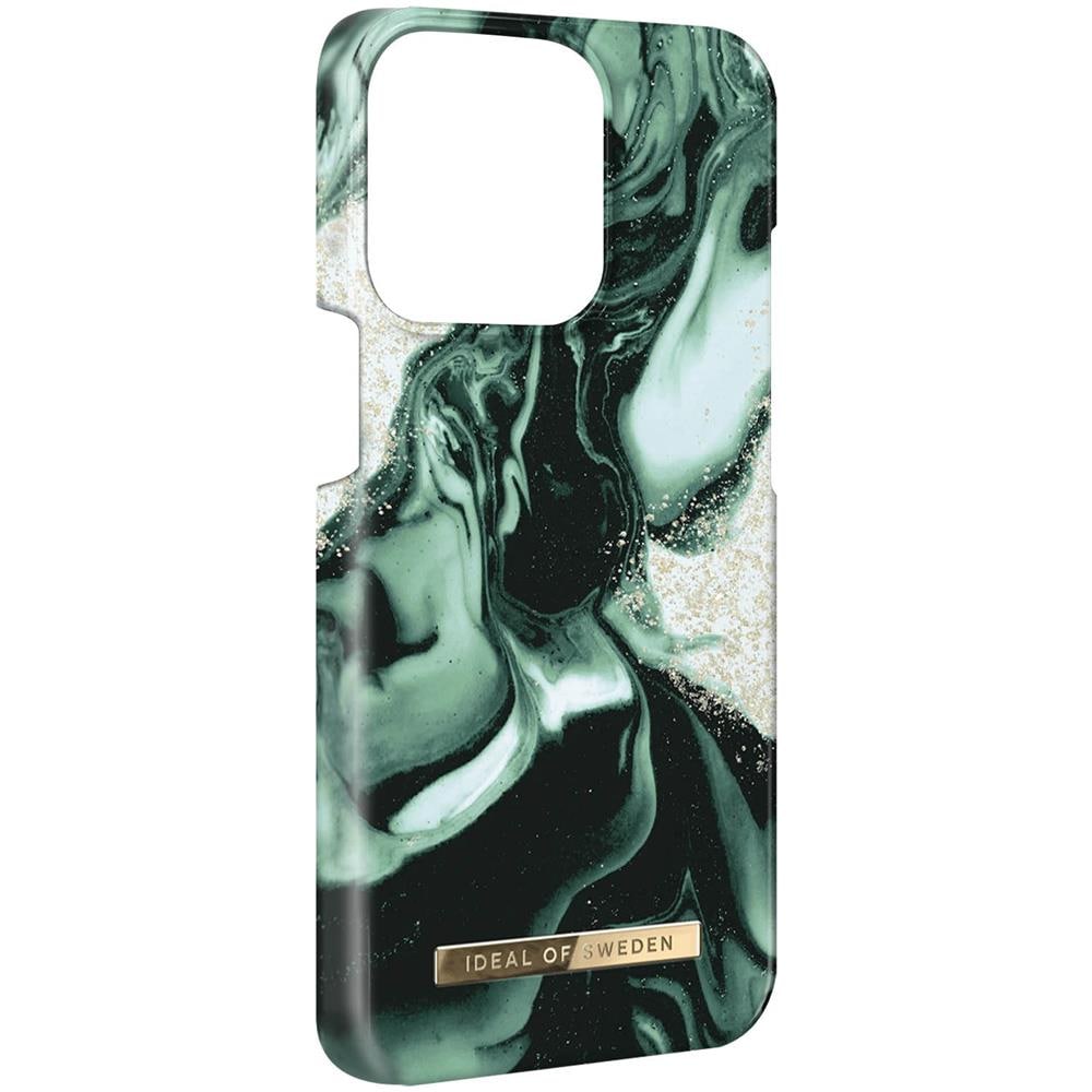 Cover Resistente Iphone 13 Pro Ideal Of Sweden Golden Olive Marble - Foto 2
