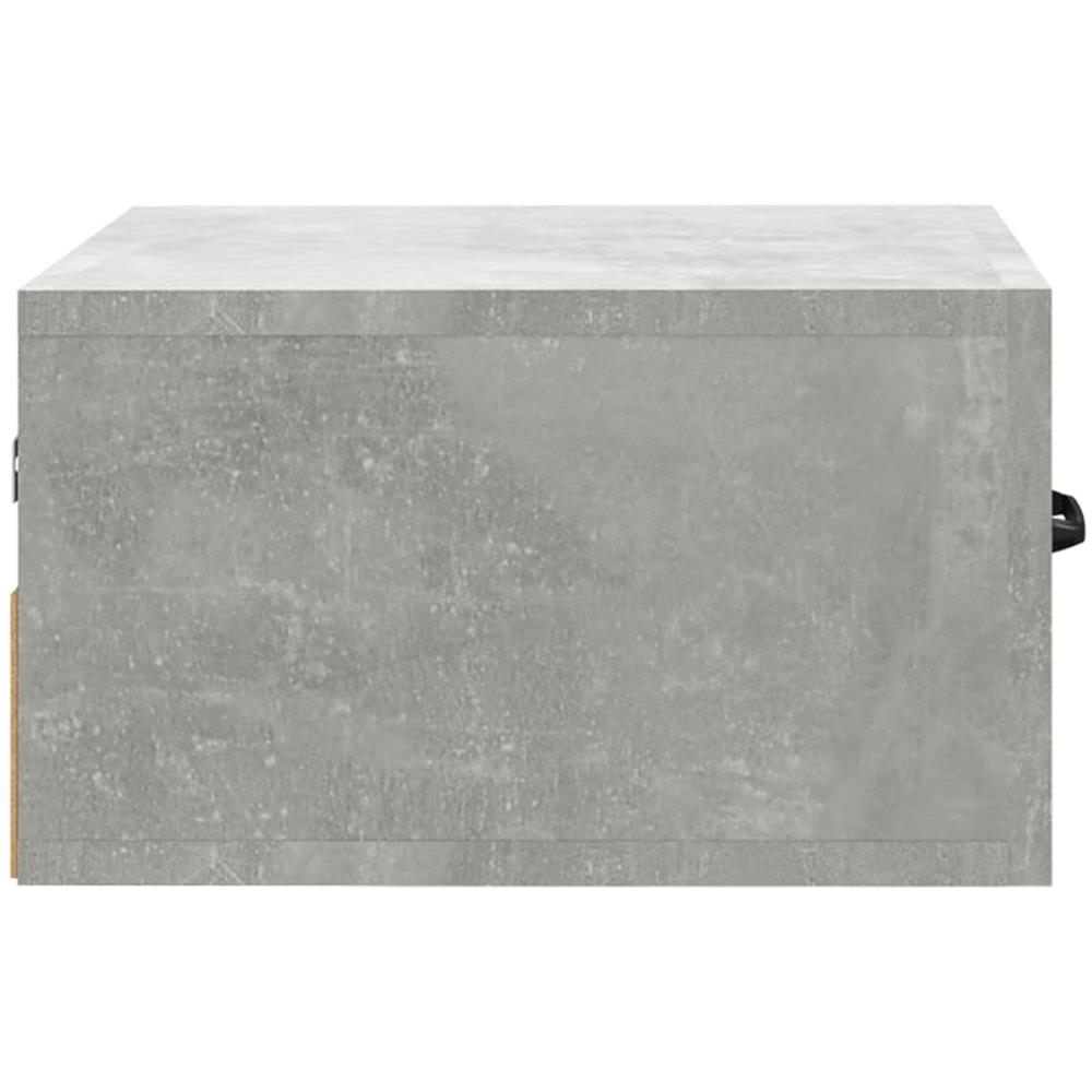 Comodini A Muro 2 Pz Grigio Cemento 35x35x20 Cm - Foto 7