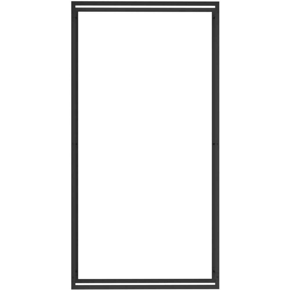 Portalegna Nero Opaco 110x28x214 cm in Acciaio - Foto 2