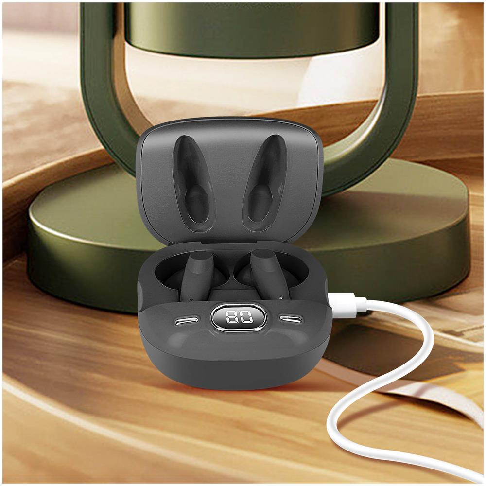 Auricolari Bluetooth Nero, Kit Mani Libere Con Comandi A Sfioramento - Foto 5