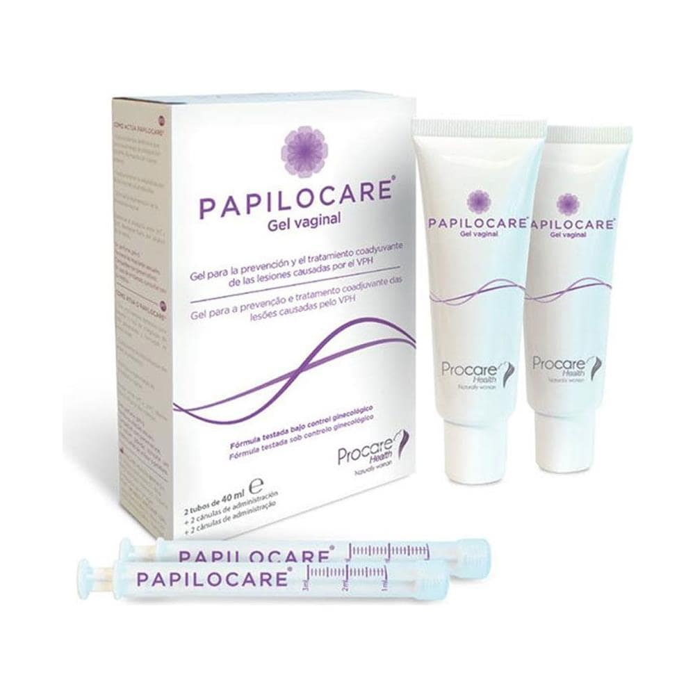 Gel Vaginale 2 Tubi Con Applicatori 2x40ml Papilocare Procare - Foto 1