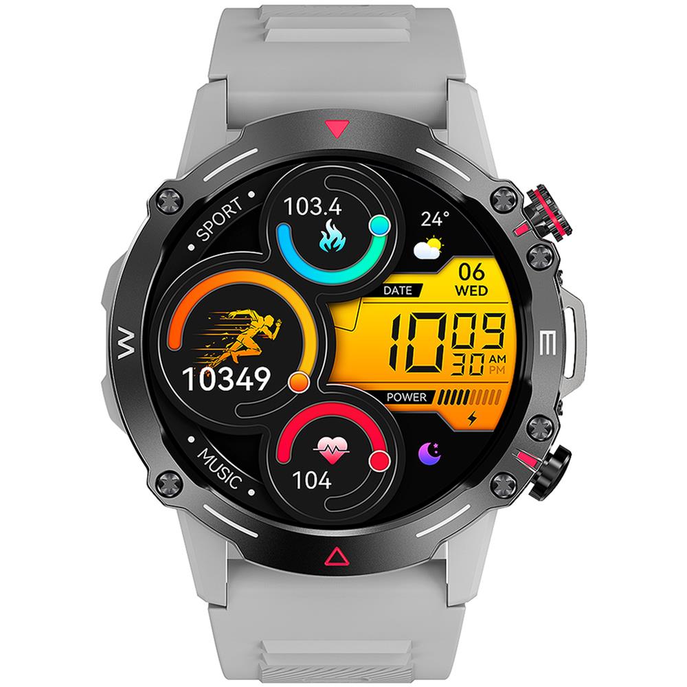 Smartwatch T-FIT 510 A Display 1.43" AMOLED Digitale 466 x 466 Pixel Touch Screen Bluetooth Colore Grigio - Foto 2