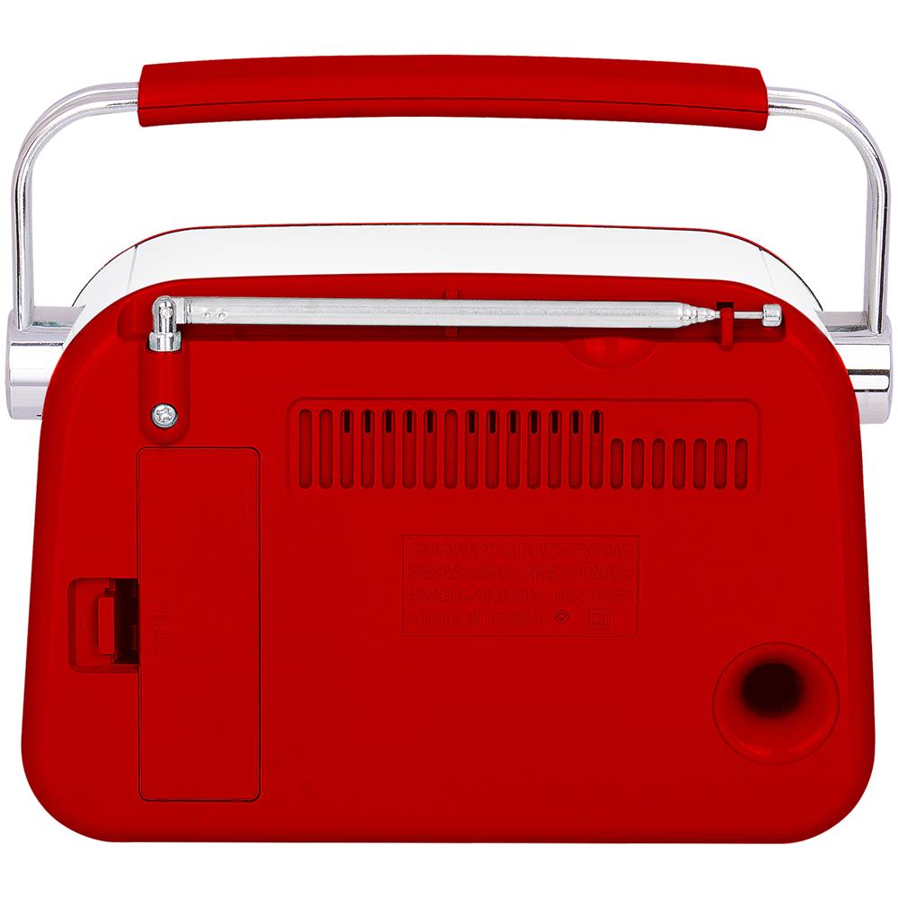 Radio Wireless Portatile Multibanda USB Micro SD RDA 70 BR Rosso - Foto 2