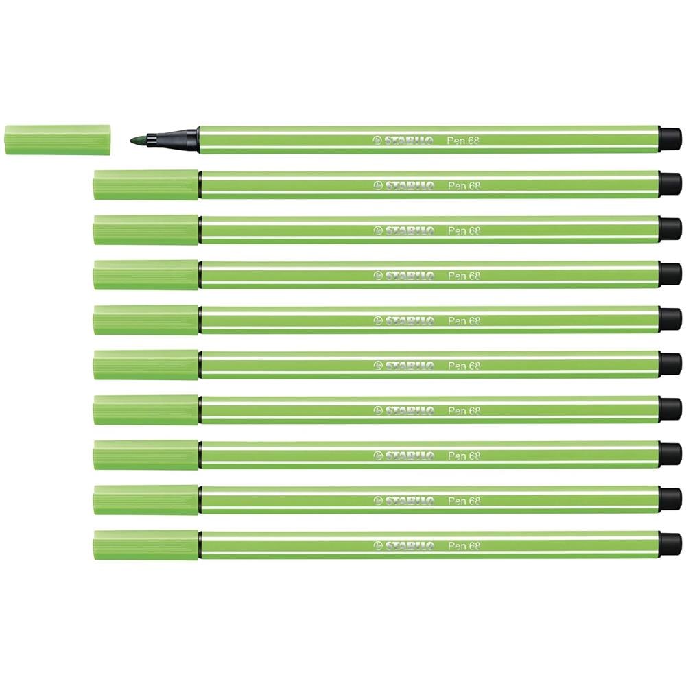 Pen 68 - Pennarello Premium - Confezione da 10 - Verde Foglia - Foto 1
