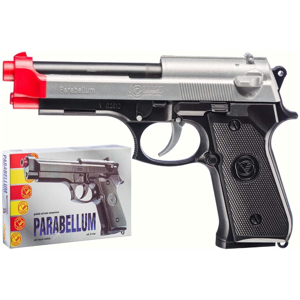 Pistola Aria Compressa Parabellum Silver calibro 6mm. 2612 - Foto 3