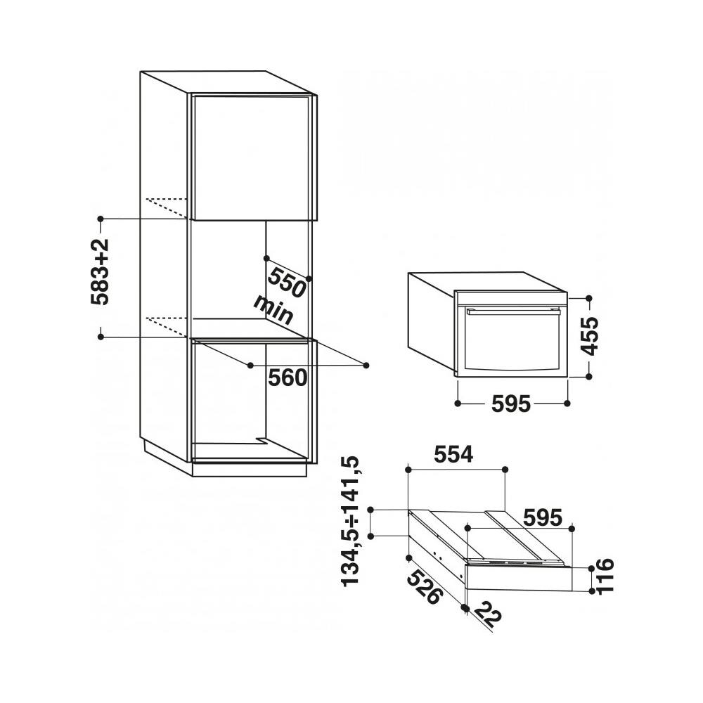 Cassetto Scaldavivande per WD 914 NB - Foto 1