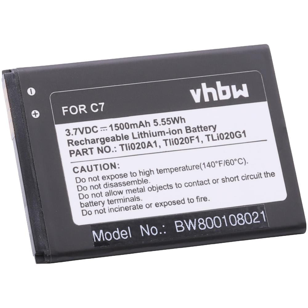 Li-ioni Batteria 1500mah (3.7v) Per Telefono Alcatel One Touch Pop Icon, Ot-7040t, One Touch Elevate, Ot-5017b Come Tli020f1 - Foto 1