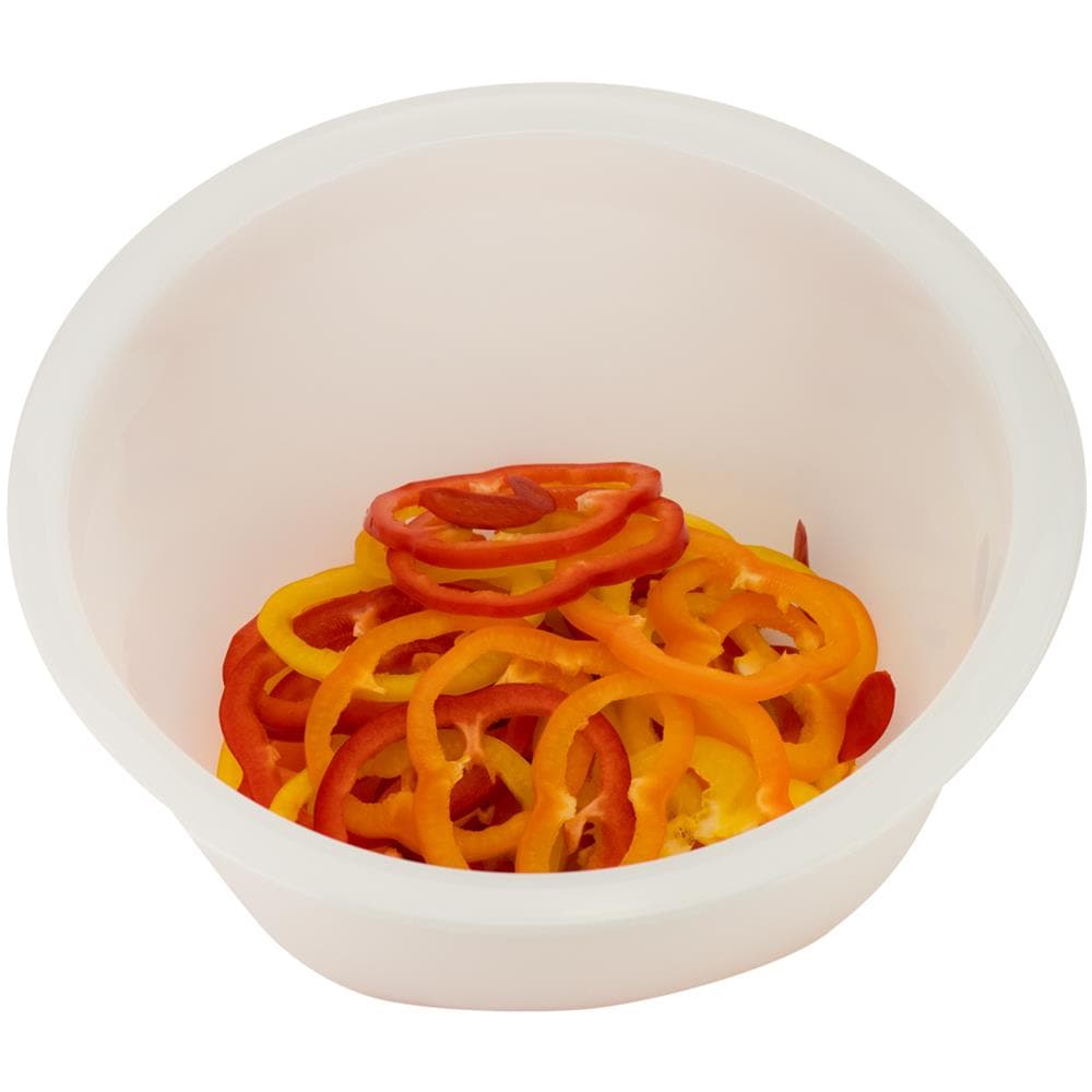 Multimaker + Placca in bianco - Insalatiera con coperchio per cottura a vapore - Ciotola per alimenti freschi sottovuoto | bianco - Foto 7