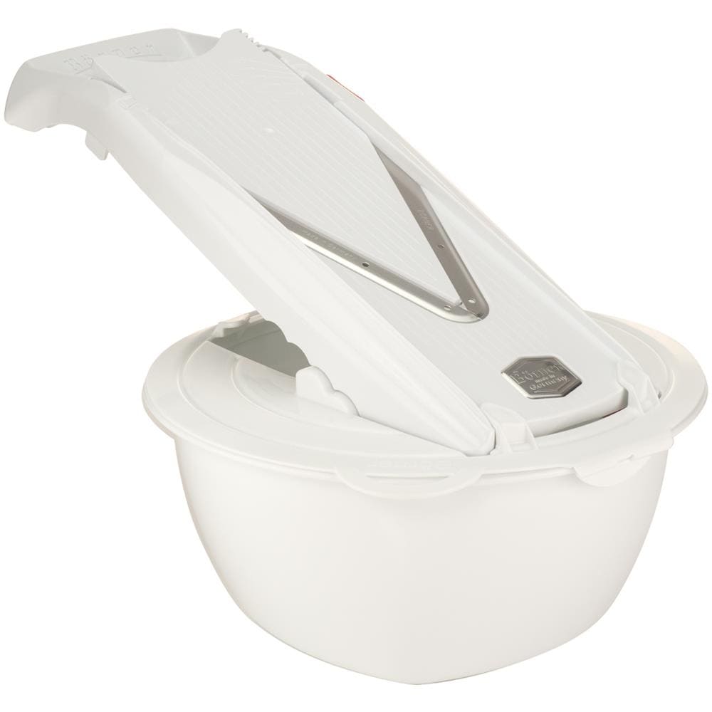 Multimaker + Placca in bianco - Insalatiera con coperchio per cottura a vapore - Ciotola per alimenti freschi sottovuoto | bianco - Foto 2